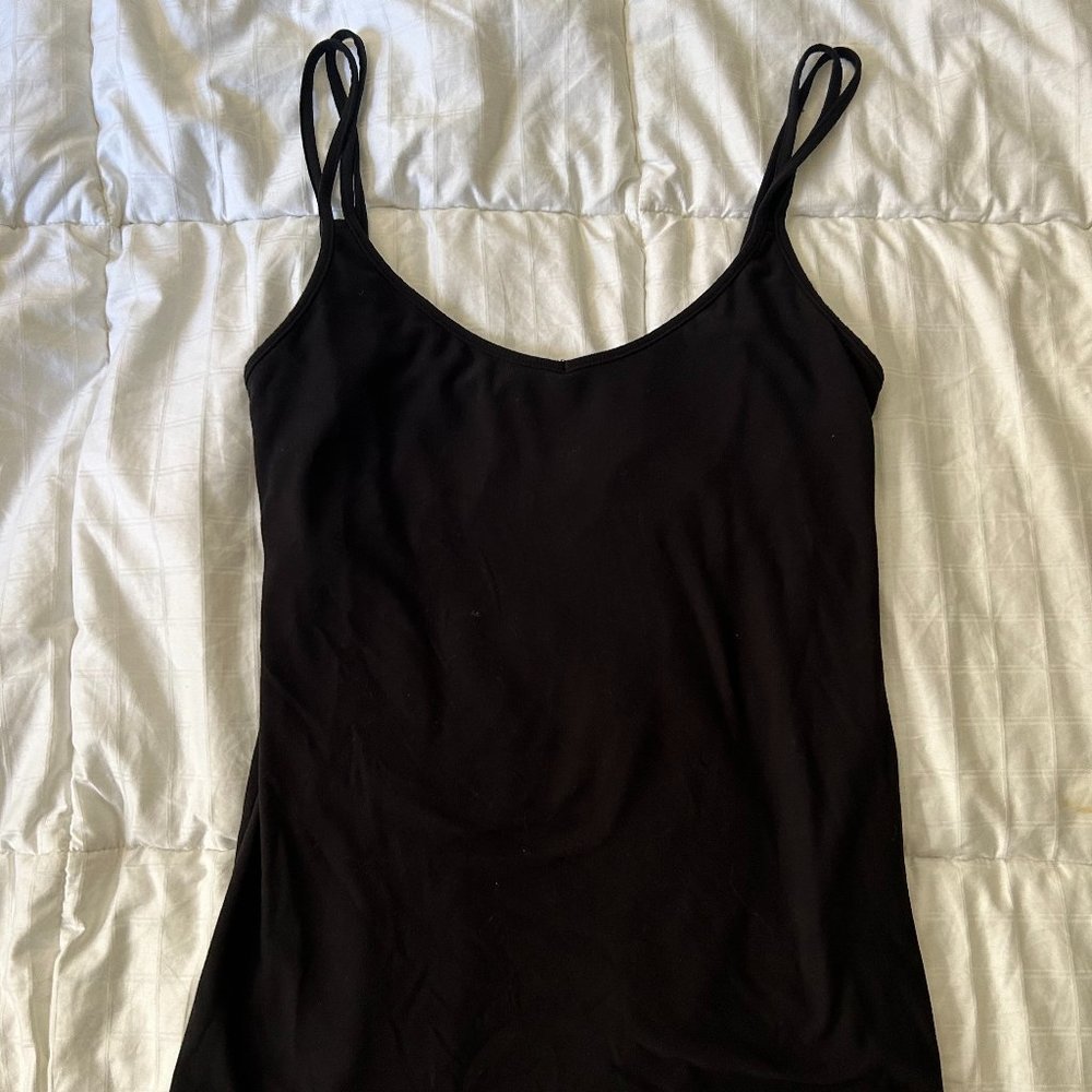 Mudd Black Double Strap Tank (Small)